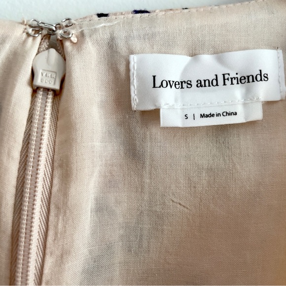 Lovers & Friends Jill Romper in Peach Ditzy Floral - Picture 4 of 10